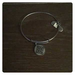 Alex and Ani Celtic knot bangle in silver